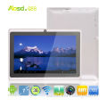 cheap 7 inch tablet pc Allwinner A13 Q88 5 point Capacitive Multi touch Screen+android 4.0+1.2G 512MB 4GB+dual webcam+Wifi